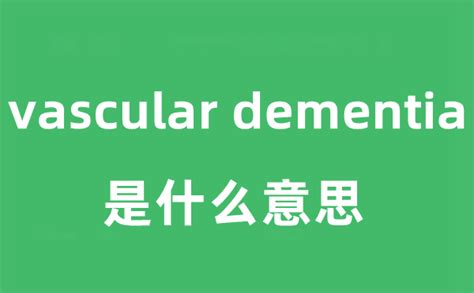 vascular意思